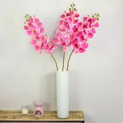 Dunelm Fuchsia Real Touch Phalaenopsis 3 Pack