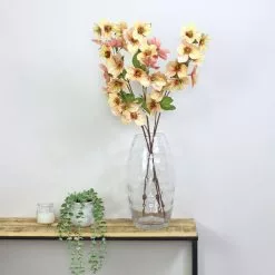 Dunelm Peach Real Touch Hellebore 3 Pack