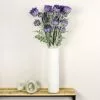 Dunelm Bundle Of 6 Thistle Spray Purple 75cm