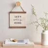 Dunelm Let's Stay Home Hanging Plaque