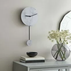 Dunelm Marble Pendulum Clock