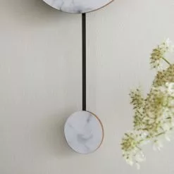 Dunelm Marble Pendulum Clock -clocks Sales Store 30728470 alt02