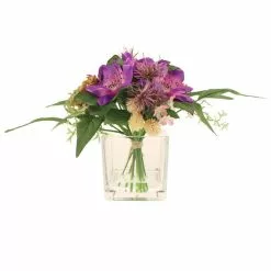 Dunelm Wild Flower Arrangement In Glass Cube 5 Dunelm Wild Flower Arrangement In Glass Cube -clocks Sales Store 30730014 alt02