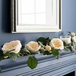 Dunelm Peony Cream Garland