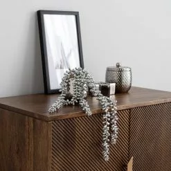 Dunelm Artificial String Of Pearls In Silver Ceramic Pot -clocks Sales Store 30730236 alt02