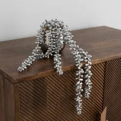 Dunelm Artificial String Of Pearls In Silver Ceramic Pot -clocks Sales Store 30730236 alt03