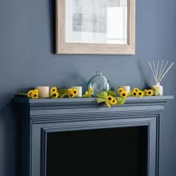 Dunelm Yellow Sunflower Garland