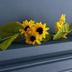 Dunelm Yellow Sunflower Garland -clocks Sales Store 30730237 alt02
