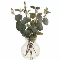 Dunelm Churchgate Eucalyptus Pussy Willow -clocks Sales Store 30730246 alt04