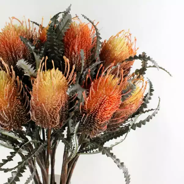 Dunelm Banksia Orange Spray 2 Dunelm Banksia Orange Spray - Image 2