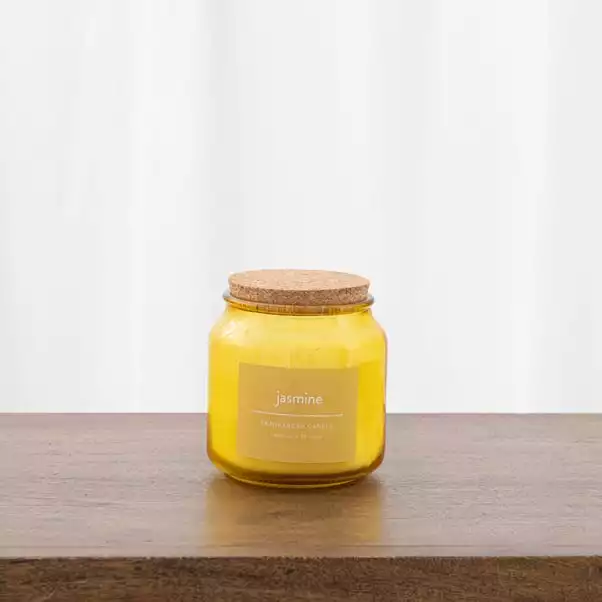 Dunelm Jasmine Jar Candle With Cork Lid 1 Dunelm Jasmine Jar Candle With Cork Lid
