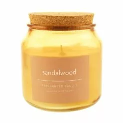 Dunelm Sandlewood Jar Candle With Cork Lid -clocks Sales Store 30731509 alt02
