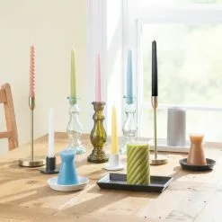 Dunelm Pack Of 2 Rose Tapered Candles 5 Dunelm Pack Of 2 Rose Tapered Candles -clocks Sales Store 30731556 alt02