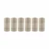 Dunelm Pack Of 6 Grey Pillar Candles