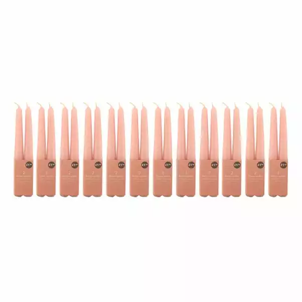 Dunelm Pack Of 2 Taper Candles Rose Set Of 12 1 Dunelm Pack Of 2 Taper Candles Rose Set Of 12