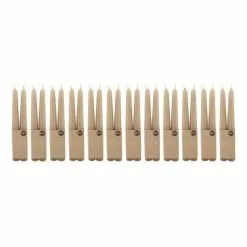 Dunelm Pack Of 2 Taper Candles Grey Set Of 12