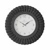 Dunelm Churchgate Wicker Silent Clock