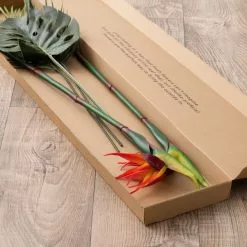 Dunelm Bird Of Paradise And Palm Letterbox Bouquet -clocks Sales Store 30748810 alt03