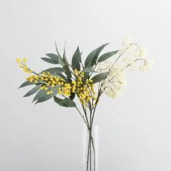 Dunelm Mimosa And Foliage Letterbox Bouquet -clocks Sales Store 30748827 alt02