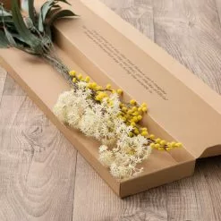 Dunelm Mimosa And Foliage Letterbox Bouquet -clocks Sales Store 30748827 alt03