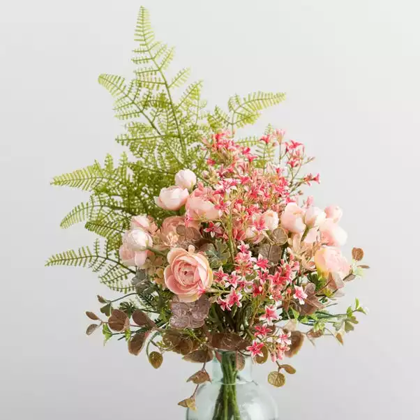 Dunelm Ranunculus And Fern Letterbox Bouquet 2 Dunelm Ranunculus And Fern Letterbox Bouquet - Image 2