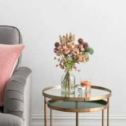 Dunelm Lagarus Chestnut And Ranunculus Letterbox Bouquet