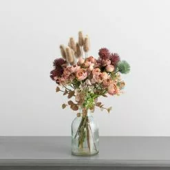 Dunelm Lagarus Chestnut And Ranunculus Letterbox Bouquet -clocks Sales Store 30748833 alt02