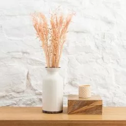 Dunelm Pink Dried Bouquet