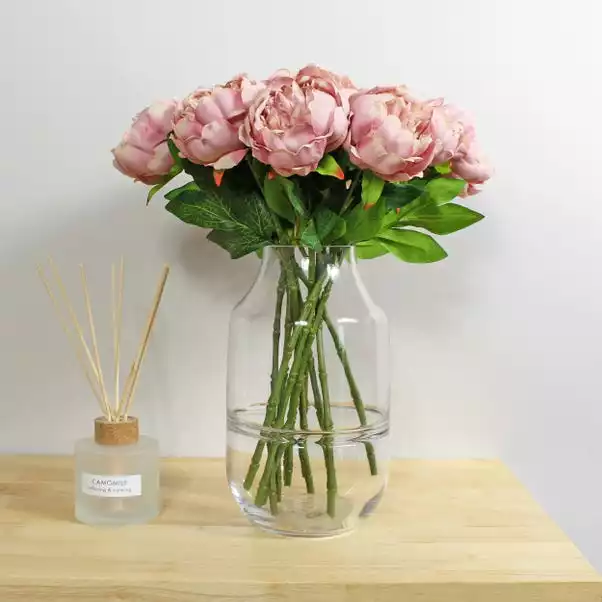 Dunelm Pink Peony Stem 1 Dunelm Pink Peony Stem