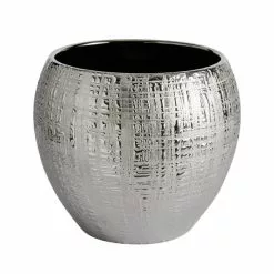 Dunelm Silver Romano Plant Pot 22cm 6 Dunelm Silver Romano Plant Pot 22cm -clocks Sales Store 30749222 alt02