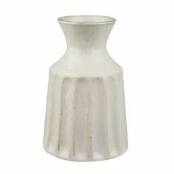 Dunelm Concave Vase Cream 17cm -clocks Sales Store 30749618 alt03