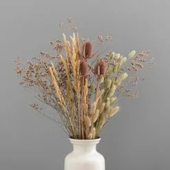 Dunelm Dried 55cm Natural Bouquet Mixed With Thistle -clocks Sales Store 30751173 alt03