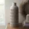 Dunelm Concave Cream Vase 40cm