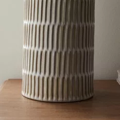 Dunelm Concave Cream Vase 40cm -clocks Sales Store 30751228 alt02