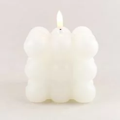 Dunelm Bubble LED Candle White -clocks Sales Store 30752271 alt02