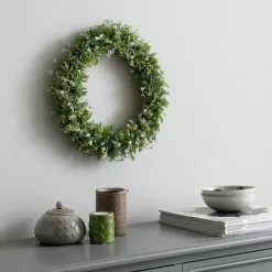 Dunelm Gypsophila Cream Wreath 35cm