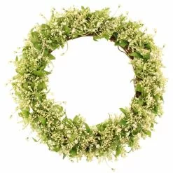 Dunelm Gypsophila Cream Wreath 35cm 7 Dunelm Gypsophila Cream Wreath 35cm -clocks Sales Store 30752422 alt04
