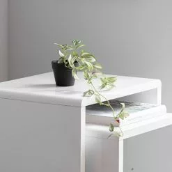 Dunelm Artificial Trailing Tradescantia In Black Pot 45cm