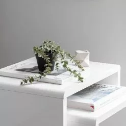 Dunelm Artificial Trailing Eucalyptus In Black Pot 45cm