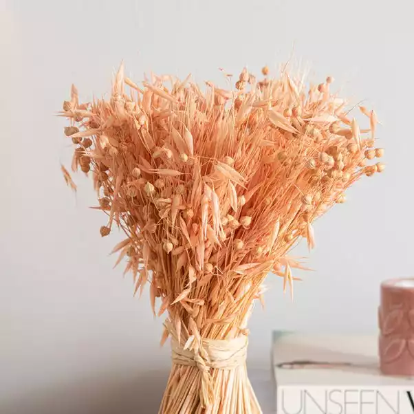 Dunelm Pretty Boho Pink Standing Dried Bundle 2 Dunelm Pretty Boho Pink Standing Dried Bundle - Image 2