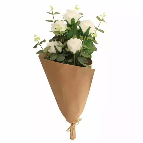 Dunelm Florals Forever Roses And Eucalyptus Bouquet 4 Dunelm Florals Forever Roses And Eucalyptus Bouquet - Image 4