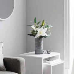 Dunelm Florals Forever Lily And Eucalyptus Bouquet