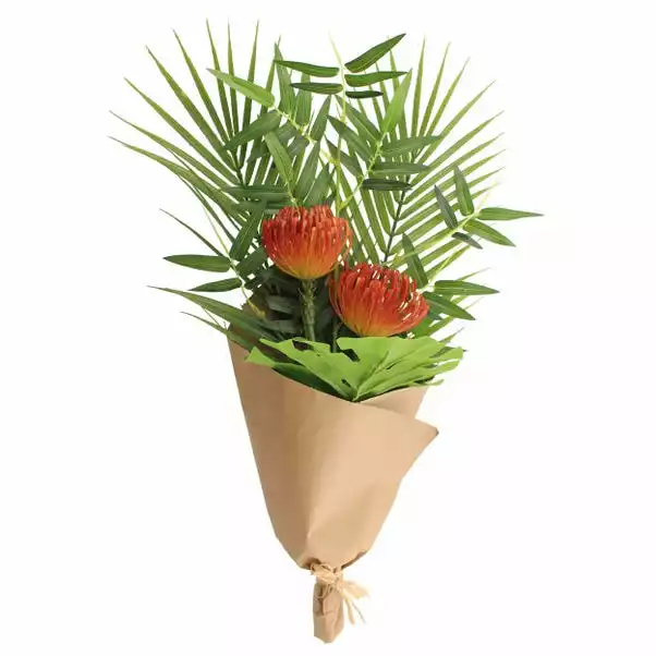 Dunelm Florals Forever Tropical Banksia And Foliage Bouquet 4 Dunelm Florals Forever Tropical Banksia And Foliage Bouquet - Image 4