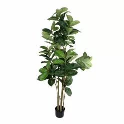 Dunelm Artificial Rubber Tree 180cm -clocks Sales Store 30754631 alt04