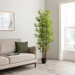 Dunelm Artificial Black Stem Bamboo Tree 180cm