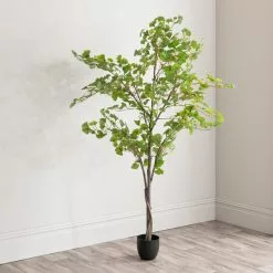 Dunelm Artificial Ginkgo Tree 180cm 8 Dunelm Artificial Ginkgo Tree 180cm -clocks Sales Store 30754636 alt03
