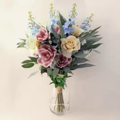 Dunelm Florals Forever Camila Delphinium Bouquet Large 78cm