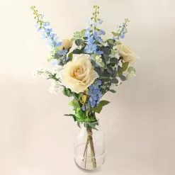 Dunelm Florals Forever Camila Delphinium Bouquet Small 72cm