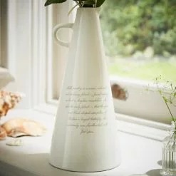 Natural History Museum Milk Parsley Ceramic Tall Vase 25cm -clocks Sales Store 30757822 alt05