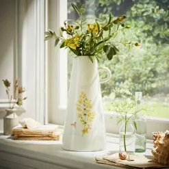 Natural History Museum Lady's Bedstraw Ceramic Tall Vase 30cm